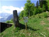 Planina Zajzera - Krniška glavica / Jof di Sompdogna