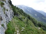 Tolminske Ravne - Gomiščkovo zavetišče na Krnu