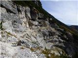 Tolminske Ravne - Gomiščkovo zavetišče na Krnu