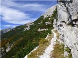 Tolminske Ravne - Gomiščkovo zavetišče na Krnu