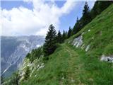 Tolminske Ravne - Gomiščkovo zavetišče na Krnu