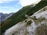 Tolminske Ravne - Gomiščkovo zavetišče na Krnu