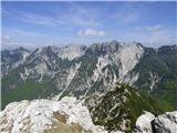 Planina Zajzera - Krniška glavica / Jof di Sompdogna