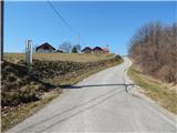 Trnovska vas - Grmada (at Vurberk) - northwestern peak