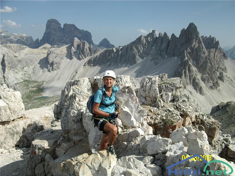 vrh,levo Croda dei Toni,desno Monte Paterno