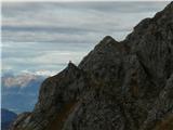 Špik (2472 m) - SZ greben Nadzornik gams na enem manjšem vrhu.