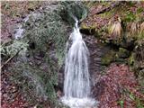 Mislinjski graben (Pestotnik) - Waterfall Lukov slap