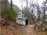  - Po stari rudni poti,  kapelica sv. Barbare...