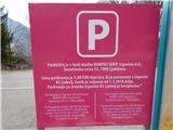 Na Ljubelju, velja za parkirišče pred trgovino