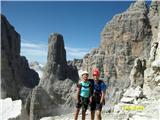 FERRATA BOCCHETTE CENTRALI-Dolomiti di Brenta Campanile Basso