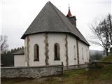 Farbanca - Čreta- Zakrajske peči - Farbanca Cerkvica Sv. Katarina