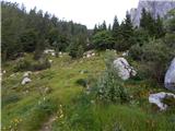 Gozdec - Old mountain hut on Kanin