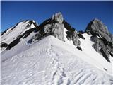 levo Ledinski vrh,desno Storžek