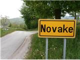 In ob vstopu v naselje Novake, nekje konkretni zaključek gozdne poti, spust v dolino in povratek v Poljčane.Lp
