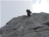 Prečenje grebena Orlic, Jelenčki - Krkotnik - Celovška špica - Stol plezanje gor....