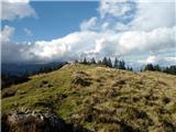 Na vrhu Kašne planine ali Kranjska reber (1435 m), 21.9.2014.