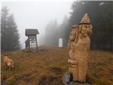 Bistriški jarek (border crossing Muta) - Huhnerkogel/Košenjak