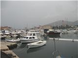 Split, Trogir, Marina Turoben deževni Trogir
