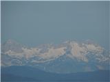 Spodnje Bohinjske gore imajo še veliko snega