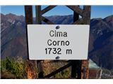 Sentiero Pellegrini – pot po razglednih vrhovih v bližini Garde Cima Corno, najbolj razgleden vrh