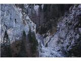 Monte Bruca - 1584 m Tja dol bo treba, čisto v dno soteske
