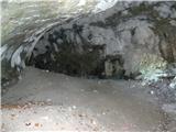 Turška jama  - Notranjost - prvi, večji prostor