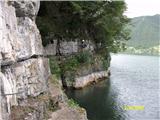 FERRATA SASSE -Lago d Idro prečenje tik nad jezerom