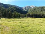 Weißenbach - Zgornja Belška planina / Obervellacheralm