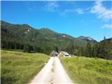 Weißenbach - Zgornja Belška planina / Obervellacheralm