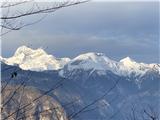 Triglav, Tosc in Veliki Draški vrh, čisto desna špička je Ablanca.
