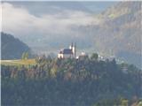 Dravograd (na Meži) - Anski vrh (nad Pamečami)