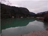 Jezero Kreda v dolini Radovne