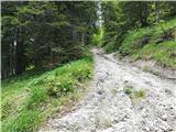 Weißenbach - Zgornja Belška planina / Obervellacheralm