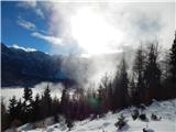 Belopeška jezera / Lago di Fusine - Črni vrh / Colrotondo