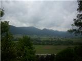 Pogled iz Kumravca v Slovenijo 