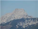 Prevala (1163 m) in Ojstri vrh (1197 m) Ojstrica