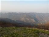 Kuk (612 m) in Prižnica (383 m) Razgled s Kuka