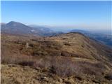 Monte Davanti, 947m Pod predvrhom...