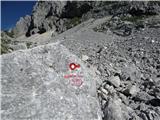 Bobotov kuk 2523 m.n.m. Durmitor, Črna Gora Nekje na pol poti...