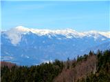 Sv.Jošt-Špičasti vrh-Sv.Mohor-Sveti Primož in Felicijan (Jamnik) (831 m) Košuta
