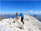 Monte Chiadenis,Monte Peralba zvon želja na vrhu Monte Peralbe
