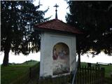 Trojiško jezero (Sveta Trojica) Tristrana kapelica