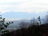 pogled proti Kamniškim Alpam