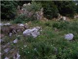 Gozdec - Old mountain hut on Kanin