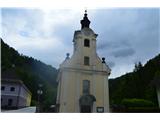 Cerkev v vasi Bajdiše -Sv. Anton.