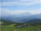 Rifugio Croda da lago Cortina-še dobro urco pa bi bli tam...