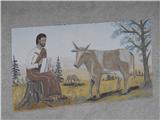 Freska na bližji kmetiji.