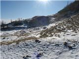 2020.01.22.19 pomrzjen sneg na planini Koren