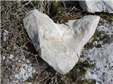tudi kamnito srce se najde na razgledniku