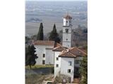 Cerkev Blažene Device,pomočnice kristjanov pod Krmninsko goro v Italiji.